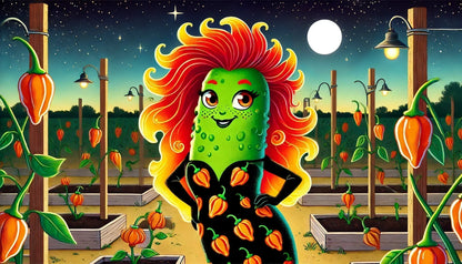 Hot Habanero Pickles 32oz Quart Jar