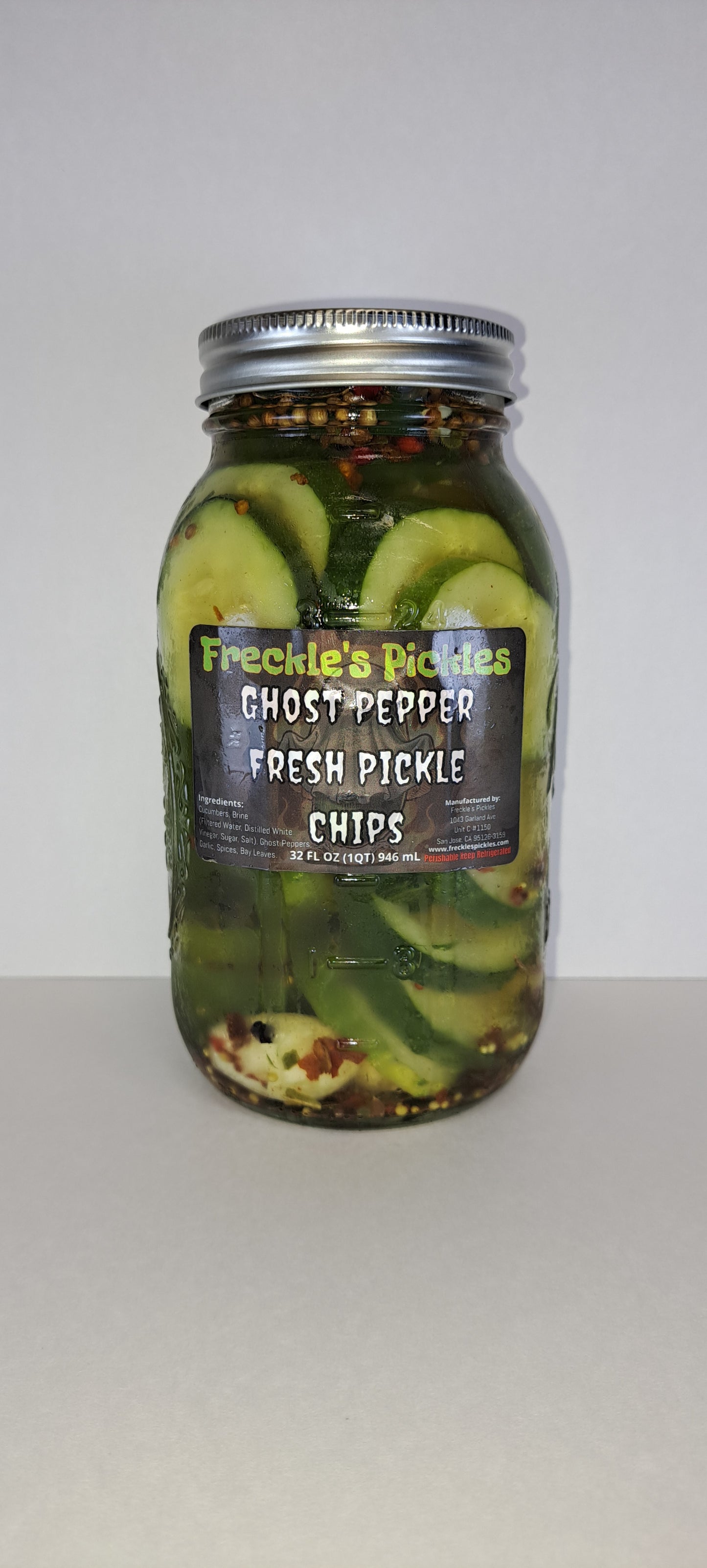Ghost Pickles 32oz Quart Jar